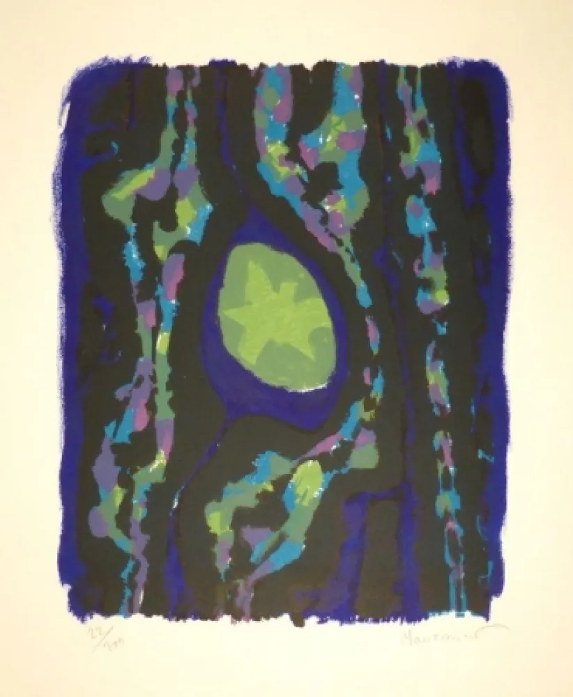 Литография Manessier - Advent