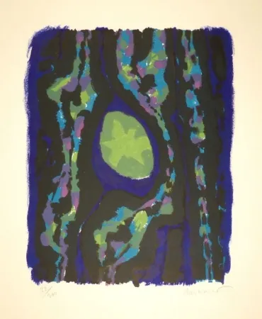 Литография Manessier - Advent