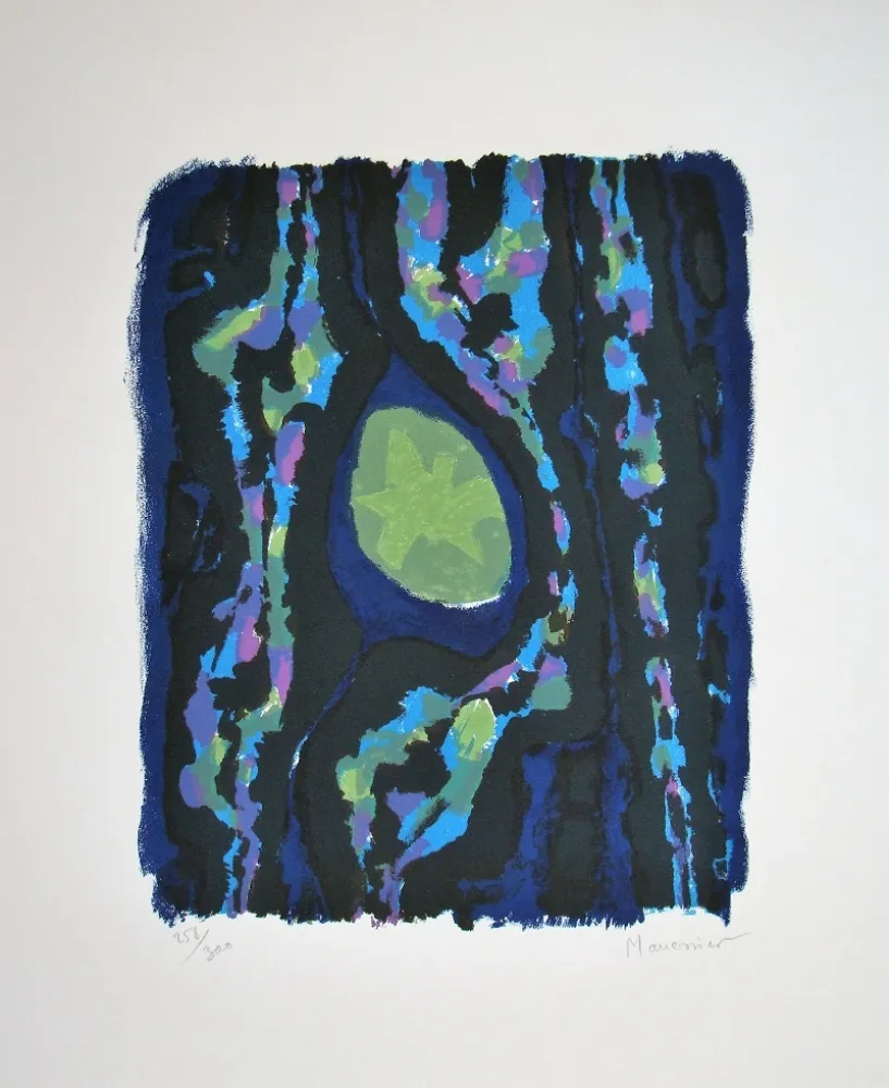 Литография Manessier - Advent