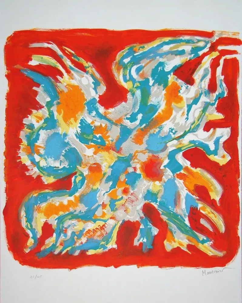 Литография Manessier - Alléluia