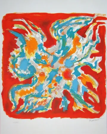 Литография Manessier - Alléluia