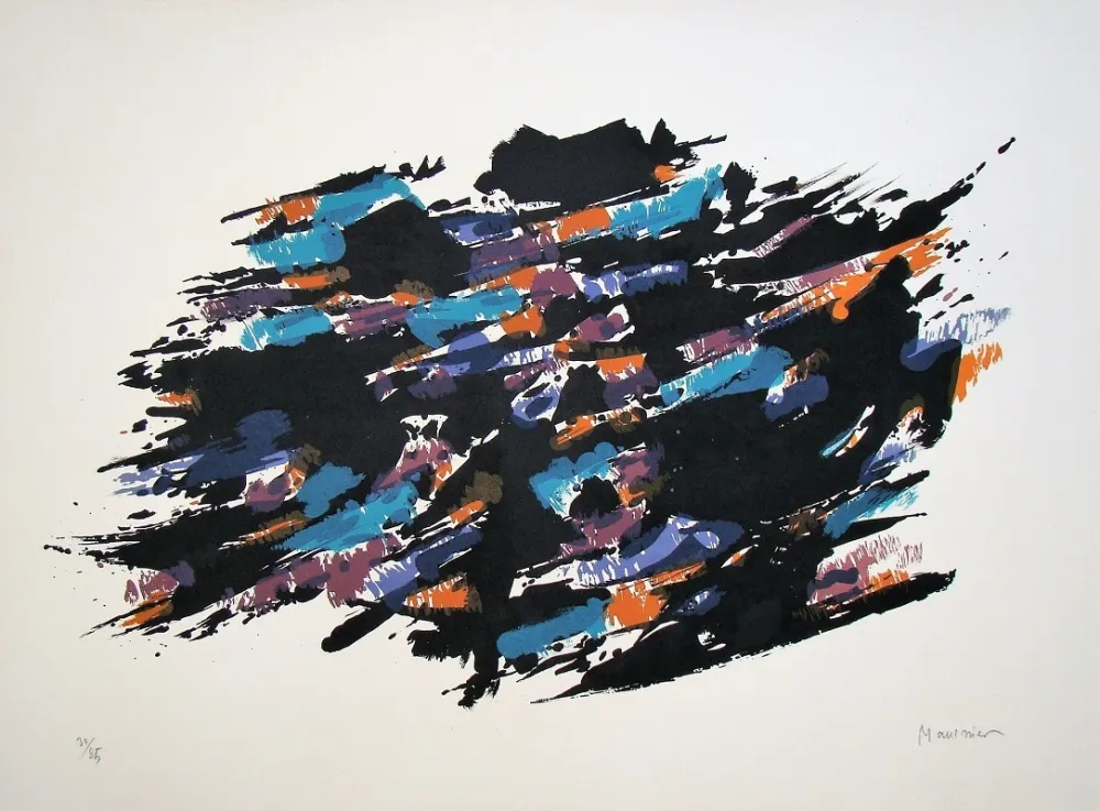 Литография Manessier - Composition, 1971