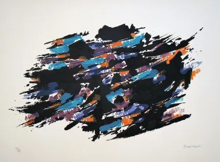 Литография Manessier - Composition, 1971