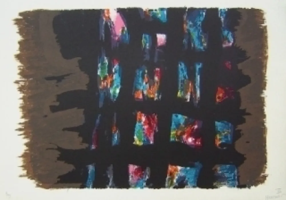 Литография Manessier - Composition III