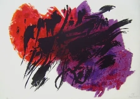 Литография Manessier - Composition IV