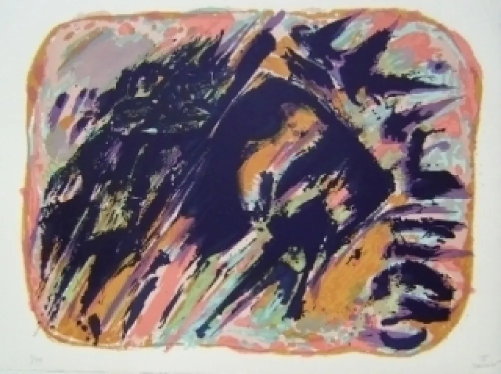 Литография Manessier - Composition V