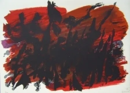 Литография Manessier - Composition VI