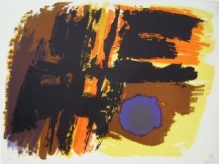 Литография Manessier - Composition XIII