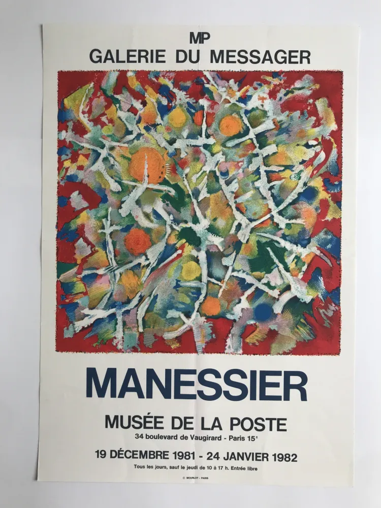 Афиша Manessier - Galerie du Messager / Musée de la Poste
