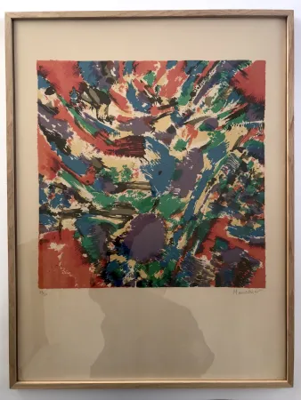 Литография Manessier - Joie champêtre