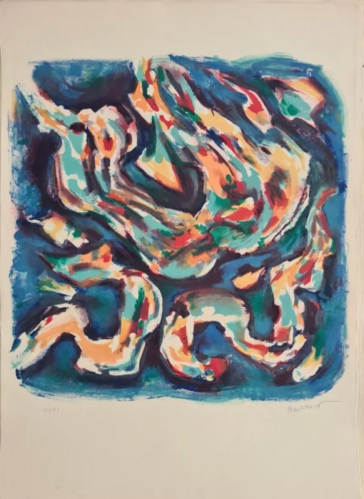 Литография Manessier - Laudes 