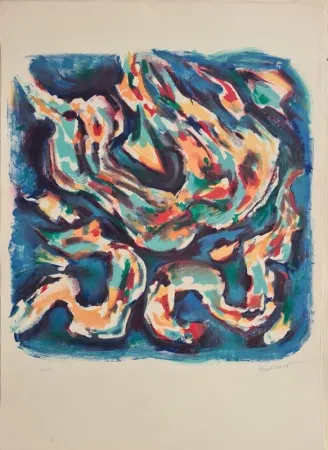 Литография Manessier - Laudes 