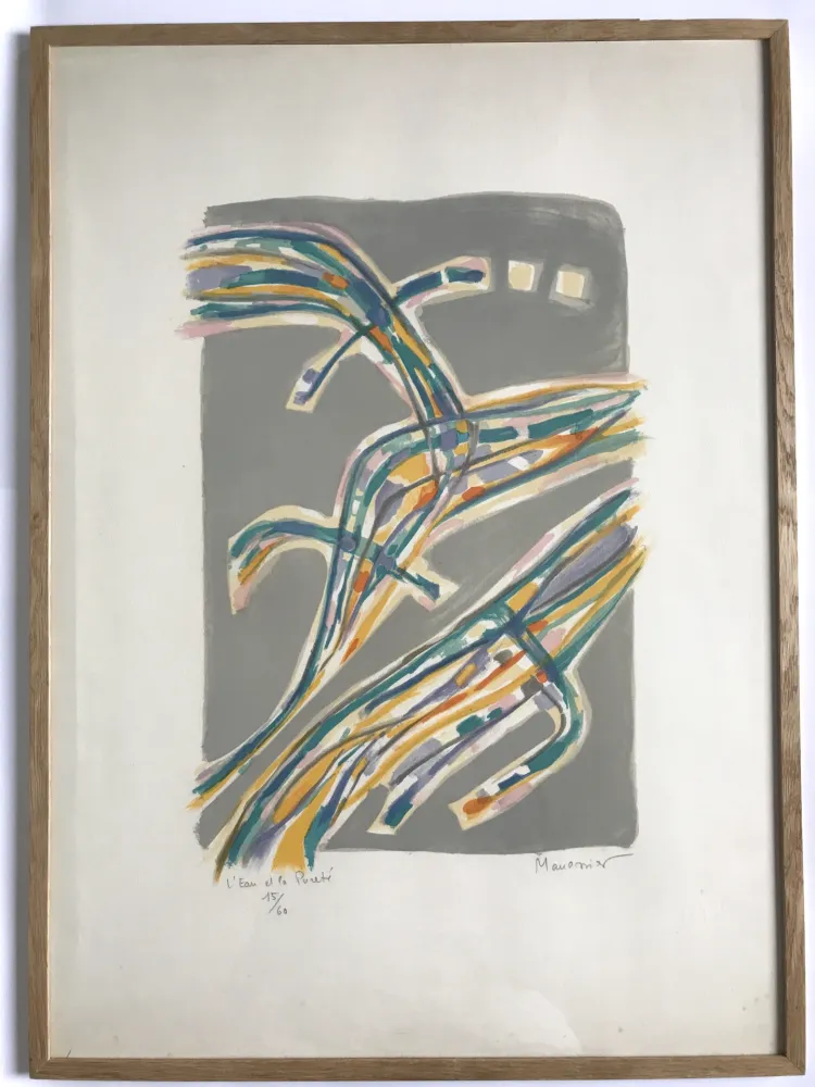 Литография Manessier - L'Eau et la pureté