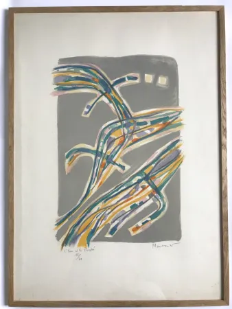 Литография Manessier - L'Eau et la pureté