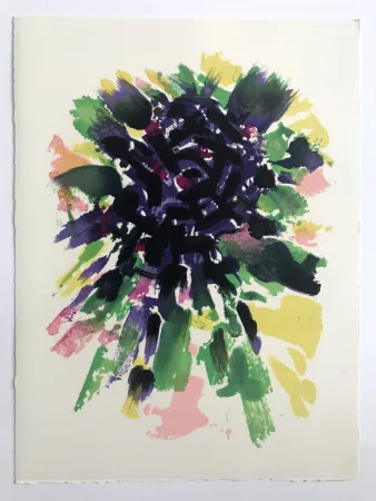 Литография Manessier - L'enfant dans la cité des ombres VII : Le Labyrinthe II