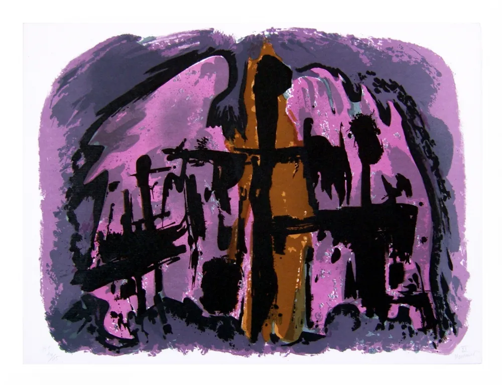 Литография Manessier - Suite de Pâques