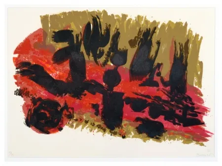 Литография Manessier - Suite de Pâques - Les Saintes femmes