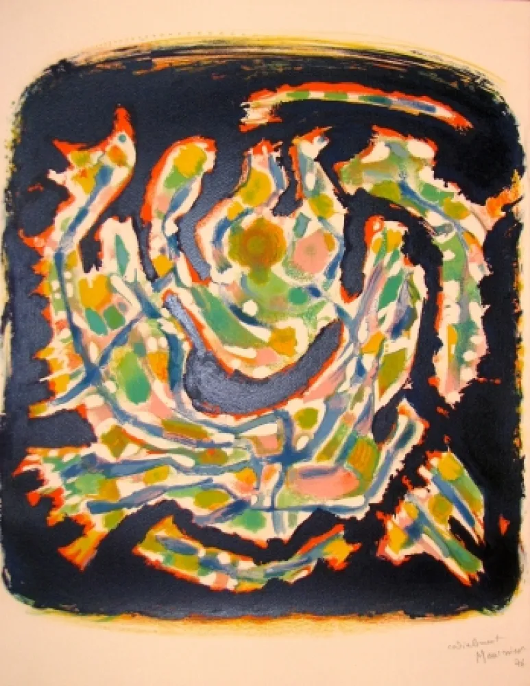 Литография Manessier - Untitled