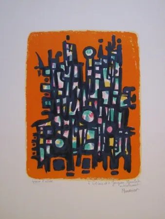 Литография Manessier - Untitled