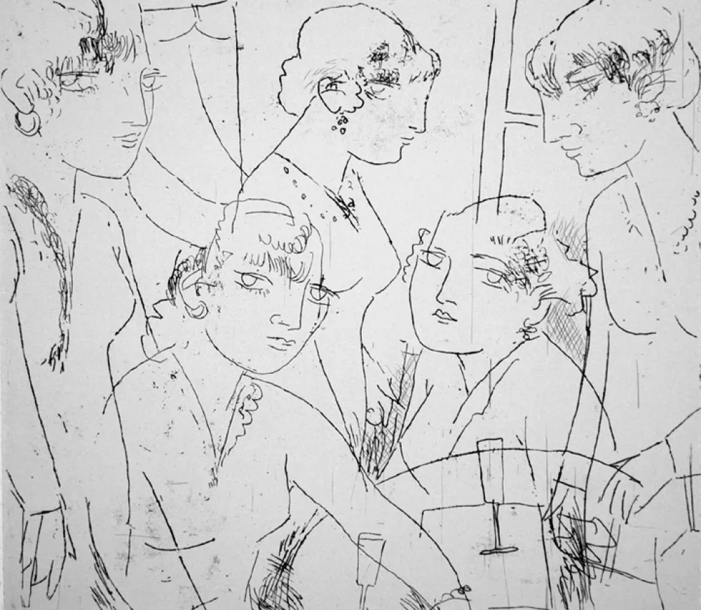 Офорт Manfredi - Diotima e le sue sorelle