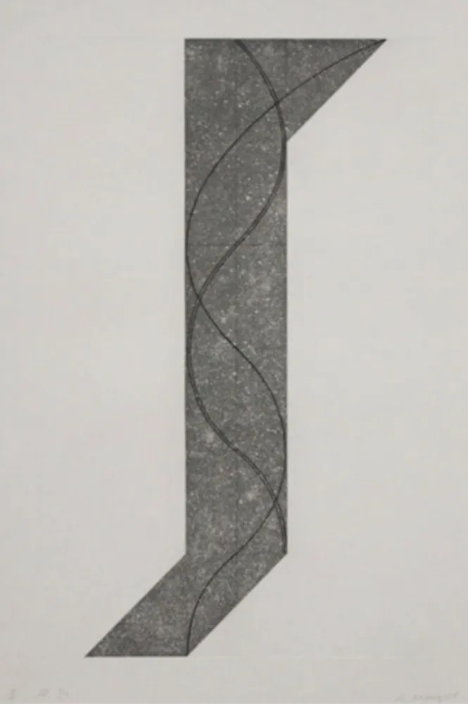 Офорт И Аквитанта Mangold - Untitled II