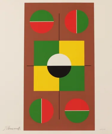 Литография Mansouroff - PICTORIAL FORMULA - EXACTA FROM CONSTRUCTIVISM TO SYSTEMATIC ART 1918-1985