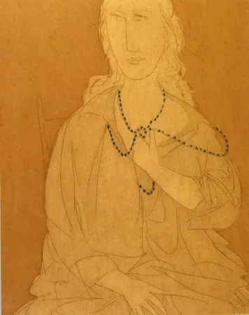 Офорт И Аквитанта Manzu - Busto di Inge VII