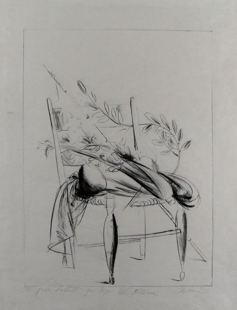 Литография Manzu - Natura morta