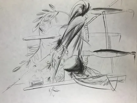 Литография Manzu - Natura Morta 