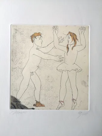 Офорт Manzu - Passo di danza 1