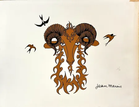 Литография Marais  - Bélier, Astrologie et zodiaque