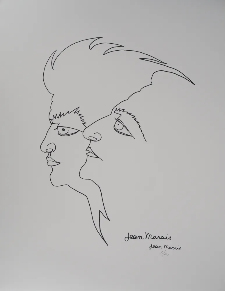 Литография Marais  - Jean Gabin et Moi