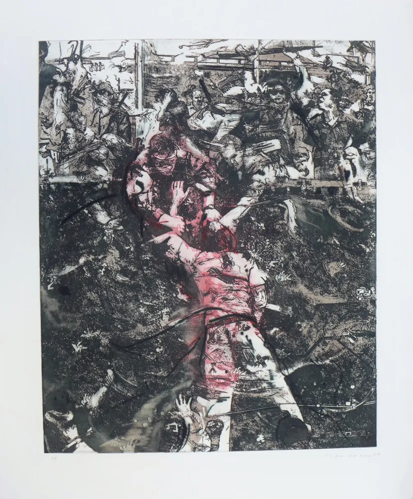 Офорт И Аквитанта Marcaccio - Sans titre 1