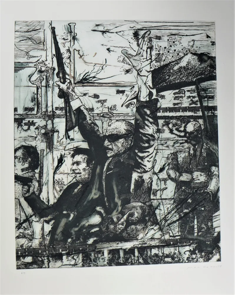 Офорт И Аквитанта Marcaccio - Sans titre 2