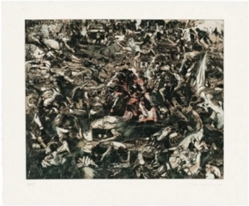 Офорт И Аквитанта Marcaccio - Sans titre 5