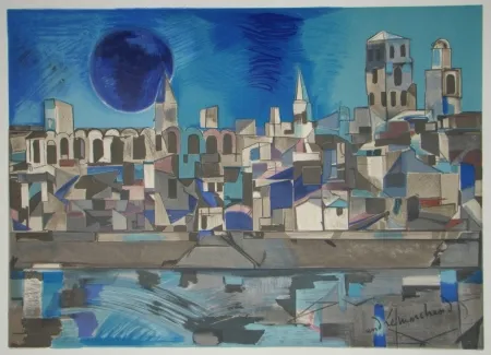 Литография Marchand - La Provence