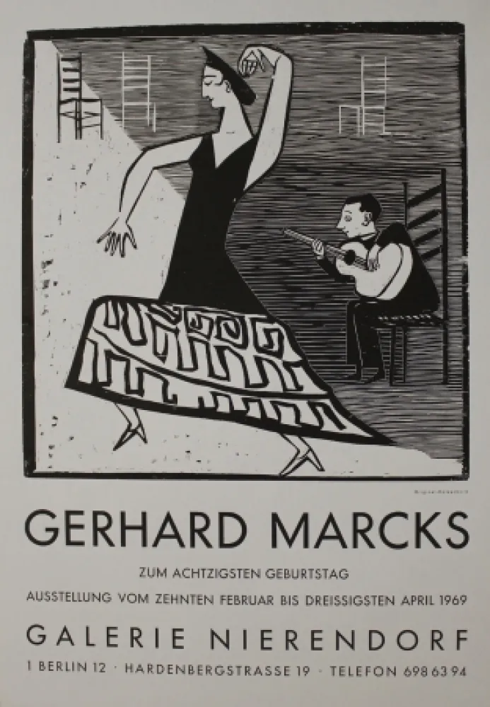 Гравюра На Дереве Marcks - La farucca