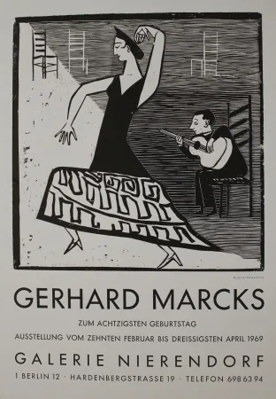 Гравюра На Дереве Marcks - La farucca