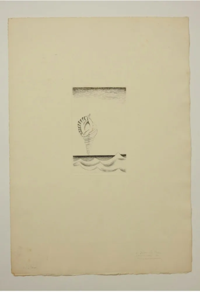 Офорт Marcoussis - Chantre, planche 8 pour « Alcools »