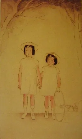 Гравюра Marcoussis - Enfants Muhlstein