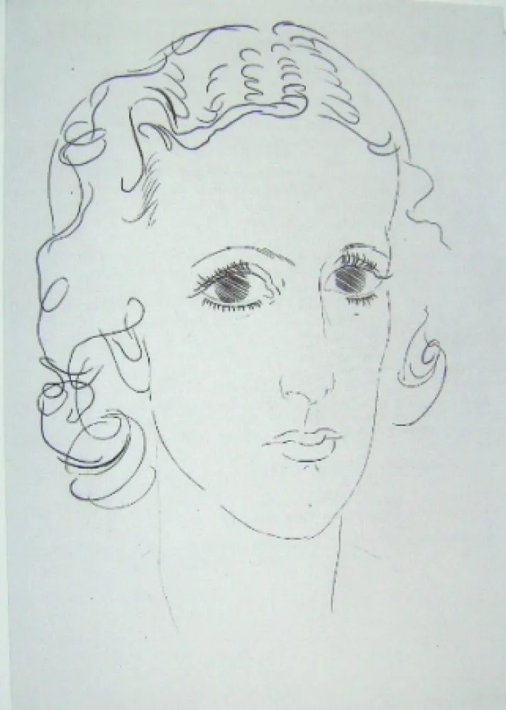 Гравюра Marcoussis - Marie-Laure de Noailles