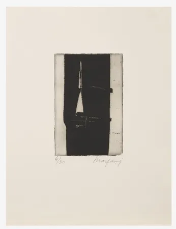 Офорт Marfaing - Sans titre, 1975. Eau-forte signée. 