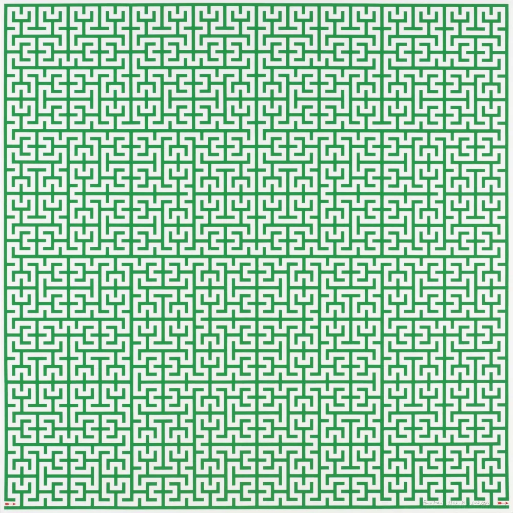 Литография Mari - LABIRINTO - EXACTA FROM CONSTRUCTIVISM TO SYSTEMATIC ART 1918-1985