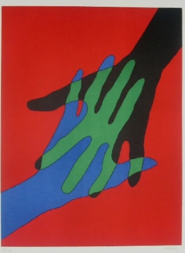 Литография Marien - Mains