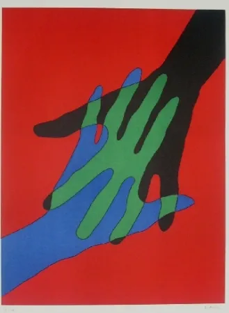 Литография Marien - Mains