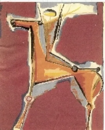 Литография Marini - Arciere Viola