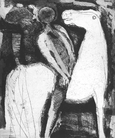 Офорт Marini - Cavaliere