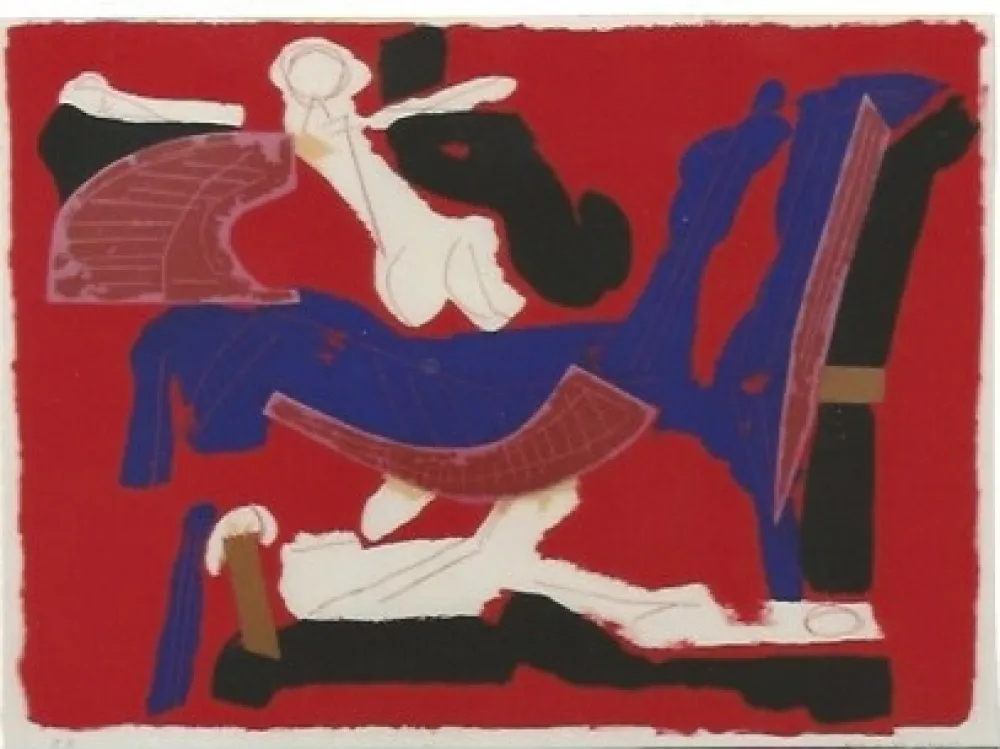 Литография Marini - Chevaux el Cavaliers