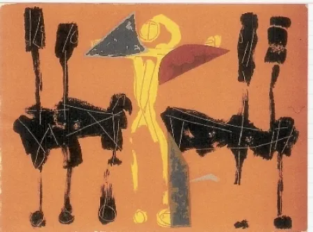 Литография Marini - Chevaux et Cavaliers IV