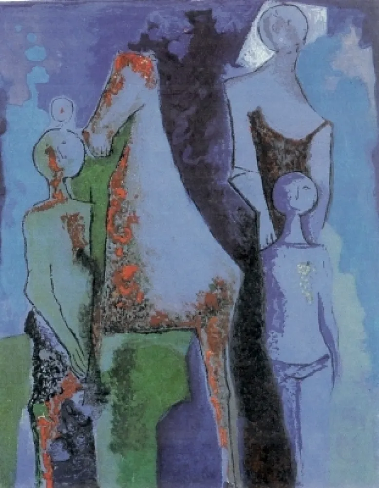 Офорт И Аквитанта Marini - From Shakespeare I, plate IV